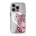 Чехол Pump Clear Case with MagSafe for iPhone 15 Pro Tygr Rozheviy