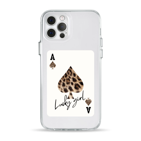 Чехол Pump Clear Case for iPhone 12/12 Pro Leopard Ace