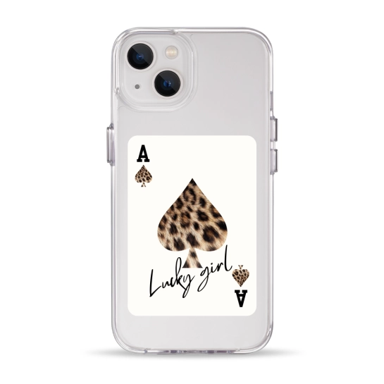Чехол Pump Clear Case for iPhone 13 Leopard Ace