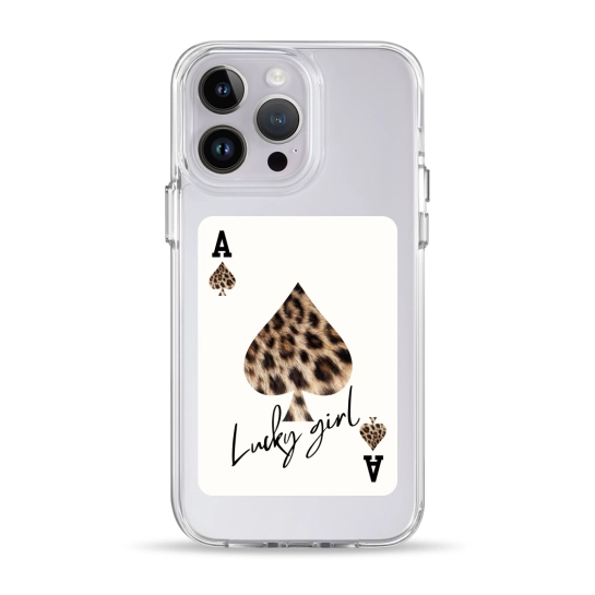 Чехол Pump Clear Case for iPhone 14 Pro Leopard Ace