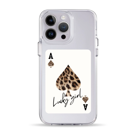 Чехол Pump Clear Case for iPhone 14 Pro Max Leopard Ace
