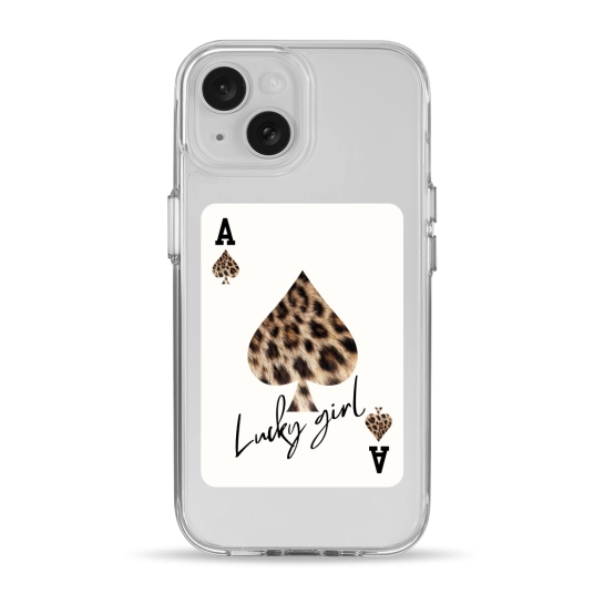 Чехол Pump Clear Case with MagSafe for iPhone 15 Leopard Ace