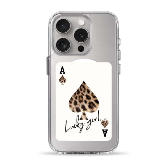 Чохол Pump Clear Case with MagSafe for iPhone 15 Pro Leopard Ace