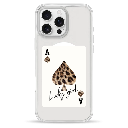 Чохол Pump Clear Case with MagSafe for iPhone 16 Pro Max Leopard Ace
