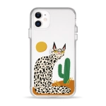 Чохол Pump Clear Case for iPhone 11 Leopard kaktus