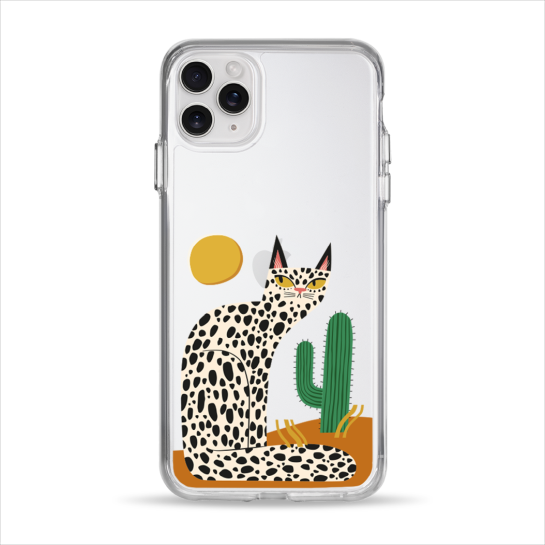 Чехол Pump Clear Case for iPhone 11 Pro Max Leopard kaktus - цена, характеристики, отзывы, рассрочка, фото 1