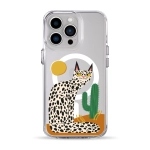 Чохол Pump Clear Case with MagSafe for iPhone 13 Pro Leopard kaktus