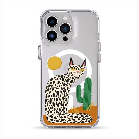 Чохол Pump Clear Case with MagSafe for iPhone 13 Pro Leopard kaktus - ціна, характеристики, відгуки, розстрочка, фото 1
