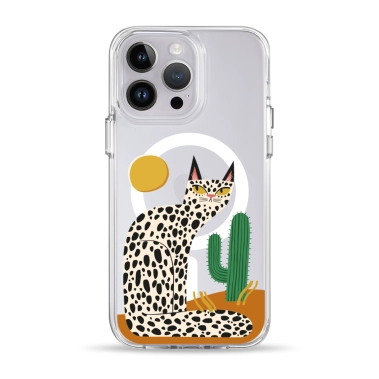Чохол Pump Clear Case with MagSafe for iPhone 14 Pro Leopard kaktus - цена, характеристики, отзывы, рассрочка, фото 1