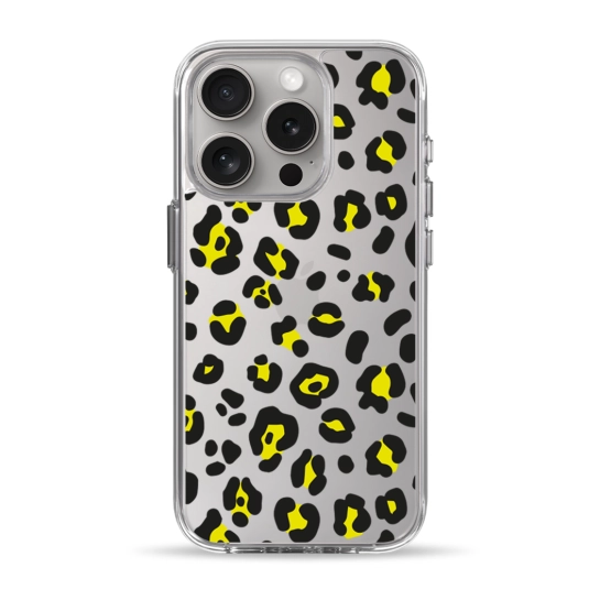 Чехол Pump Clear Case for iPhone 15 Pro Leopattern