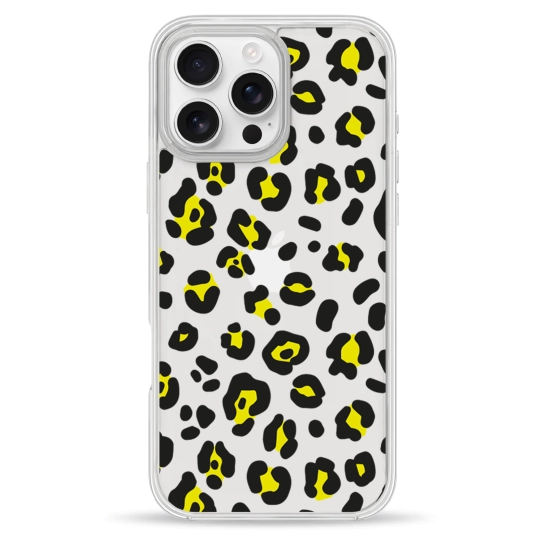 Чехол Pump Clear Case for iPhone 16 Pro Leopattern