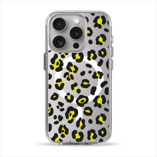 Чохол Pump Clear Case with MagSafe for iPhone 15 Pro Leopattern - ціна, характеристики, відгуки, розстрочка, фото 1