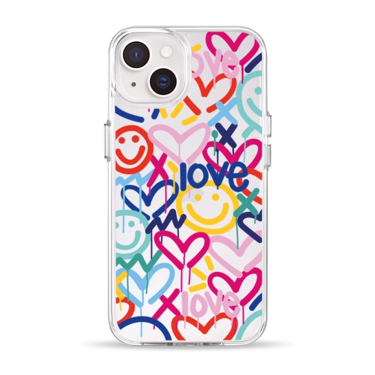 Чехол Pump Clear Case for iPhone 14 Love