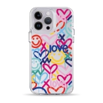 Чохол Pump Clear Case for iPhone 14 Pro Max Love