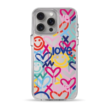 Чохол Pump Clear Case for iPhone 15 Pro Max Love - цена, характеристики, отзывы, рассрочка, фото 1