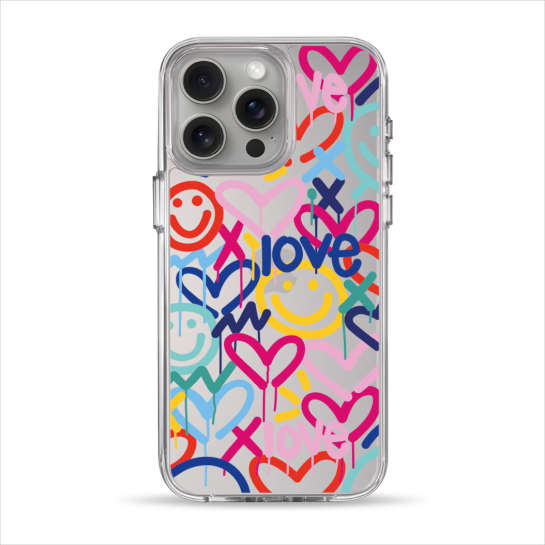 Чехол Pump Clear Case for iPhone 15 Pro Max Love - цена, характеристики, отзывы, рассрочка, фото 1