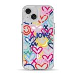 Чехол Pump Clear Case with MagSafe for iPhone 15 Love