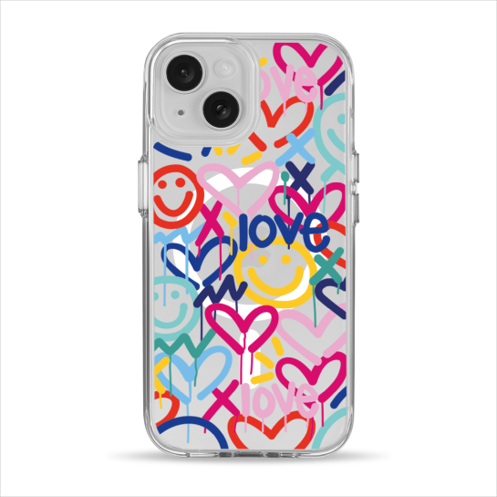 Чехол Pump Clear Case with MagSafe for iPhone 15 Love - цена, характеристики, отзывы, рассрочка, фото 1