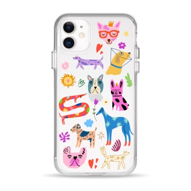 Чехол Pump Clear Case for iPhone 11 Lovely Dogs - цена, характеристики, отзывы, рассрочка, фото 1