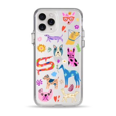 Чохол Pump Clear Case for iPhone 11 Pro Lovely Dogs - цена, характеристики, отзывы, рассрочка, фото 1