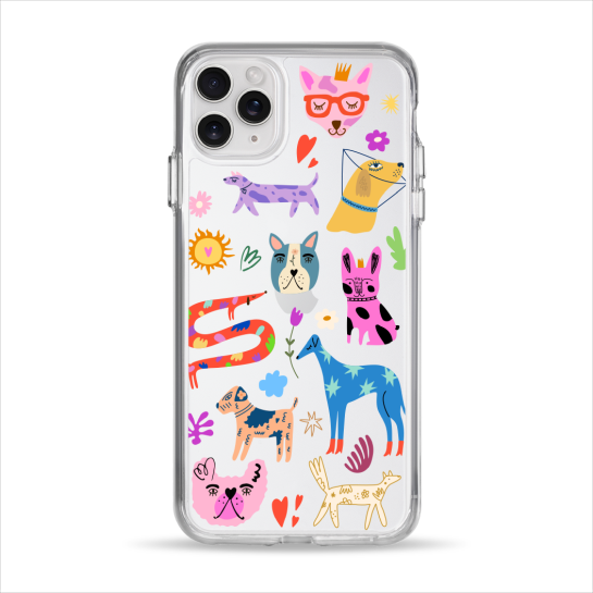 Чохол Pump Clear Case for iPhone 11 Pro Max Lovely Dogs - ціна, характеристики, відгуки, розстрочка, фото 1