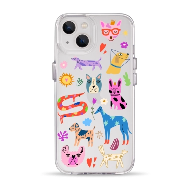 Чохол Pump Clear Case for iPhone 13 Lovely Dogs - цена, характеристики, отзывы, рассрочка, фото 1