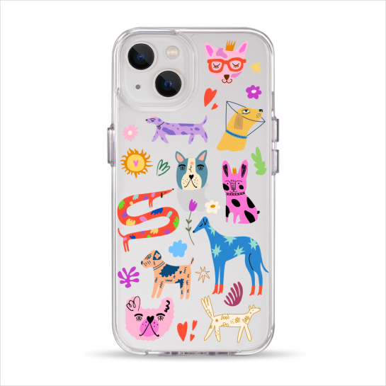 Чохол Pump Clear Case for iPhone 13 Lovely Dogs - ціна, характеристики, відгуки, розстрочка, фото 1