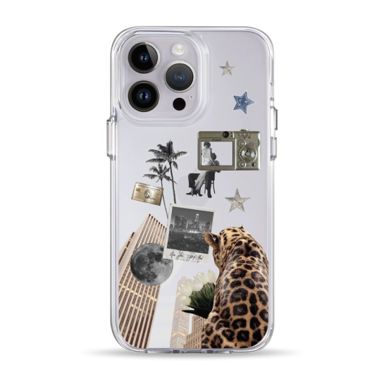 Чохол Pump Clear Case for iPhone 14 Pro Max Old Money