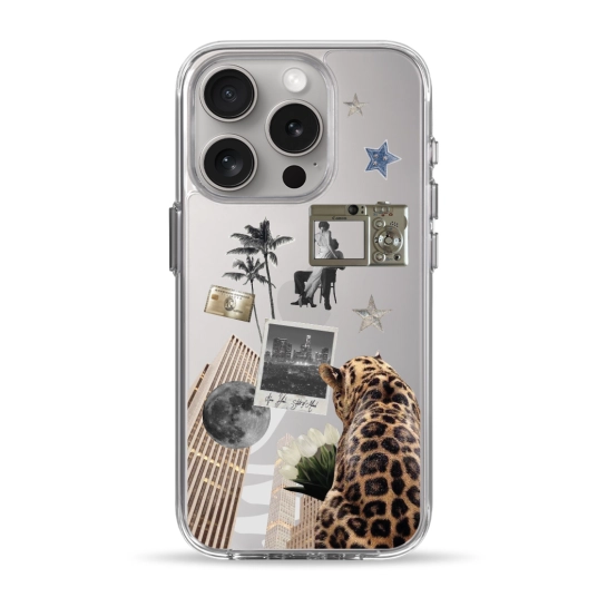 Чехол Pump Clear Case for iPhone 15 Pro Old Money