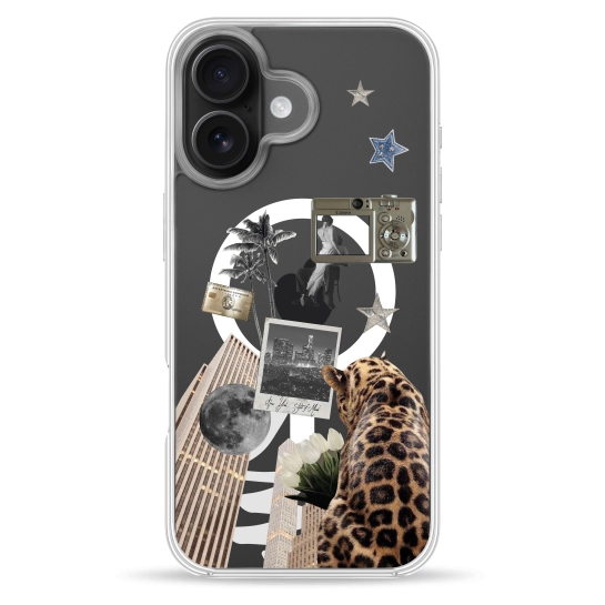 Чехол Pump Clear Case with MagSafe for iPhone 16 Old Money