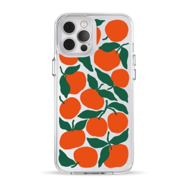 Чохол Pump Clear Case for iPhone 12 Pro Max Oranges - цена, характеристики, отзывы, рассрочка, фото 1