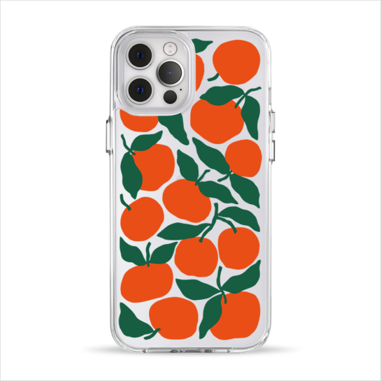 Чехол Pump Clear Case for iPhone 12 Pro Max Oranges - цена, характеристики, отзывы, рассрочка, фото 1