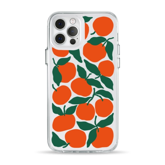 Чехол Pump Clear Case for iPhone 12/12 Pro Oranges