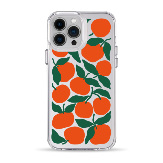 Чехол Pump Clear Case for iPhone 13 Pro Max Oranges - цена, характеристики, отзывы, рассрочка, фото 1