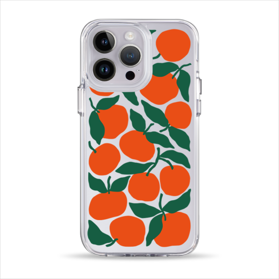 Чехол Pump Clear Case for iPhone 14 Pro Max Oranges - цена, характеристики, отзывы, рассрочка, фото 1
