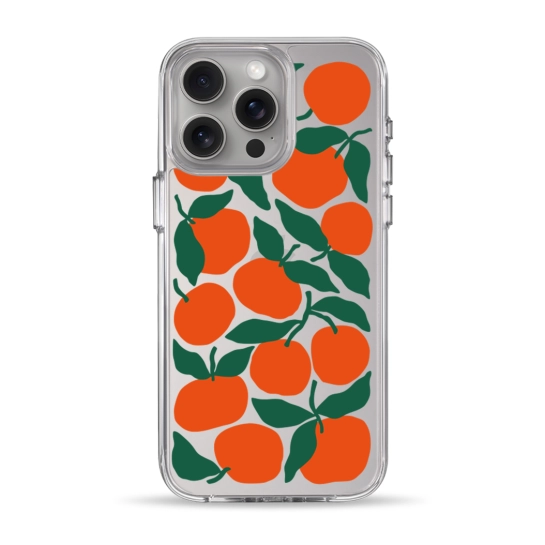 Чехол Pump Clear Case for iPhone 15 Pro Max Oranges