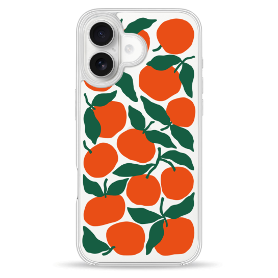 Чехол Pump Clear Case for iPhone 16 Oranges - цена, характеристики, отзывы, рассрочка, фото 1