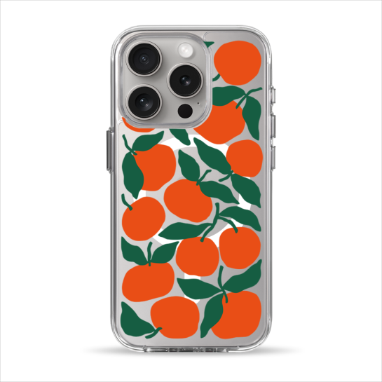Чехол Pump Clear Case with MagSafe for iPhone 15 Pro Oranges - цена, характеристики, отзывы, рассрочка, фото 1