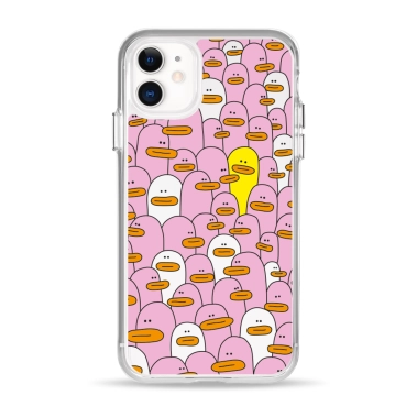 Чохол Pump Clear Case for iPhone 11 Pink Ducks - цена, характеристики, отзывы, рассрочка, фото 1