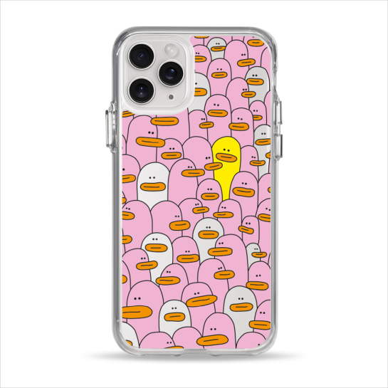 Чехол Pump Clear Case for iPhone 11 Pro Pink Ducks - цена, характеристики, отзывы, рассрочка, фото 1
