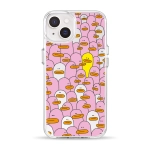 Чехол Pump Clear Case for iPhone 14 Pink Ducks
