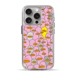 Чехол Pump Clear Case for iPhone 15 Pro Pink Ducks