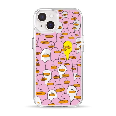 Чехол Pump Clear Case with MagSafe for iPhone 14 Pink Ducks - цена, характеристики, отзывы, рассрочка, фото 1
