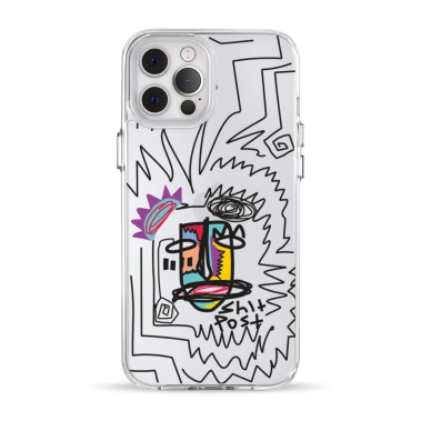 Чохол Pump Clear Case for iPhone 12 Pro Max Shit Post - цена, характеристики, отзывы, рассрочка, фото 1