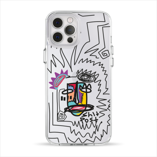 Чехол Pump Clear Case for iPhone 12 Pro Max Shit Post - цена, характеристики, отзывы, рассрочка, фото 1