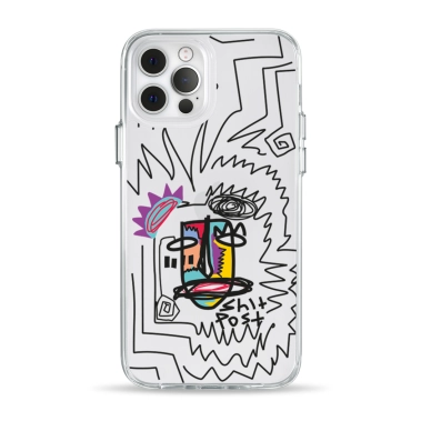 Чохол Pump Clear Case for iPhone 12/12 Pro Shit Post - цена, характеристики, отзывы, рассрочка, фото 1