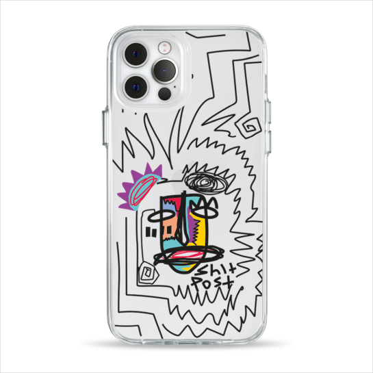 Чехол Pump Clear Case for iPhone 12/12 Pro Shit Post - цена, характеристики, отзывы, рассрочка, фото 1