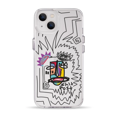 Чохол Pump Clear Case for iPhone 13 Shit Post - цена, характеристики, отзывы, рассрочка, фото 1