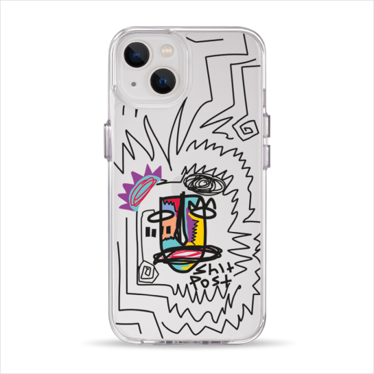 Чохол Pump Clear Case for iPhone 13 Shit Post - ціна, характеристики, відгуки, розстрочка, фото 1