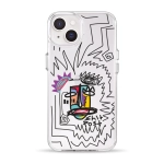 Чехол Pump Clear Case for iPhone 14 Shit Post